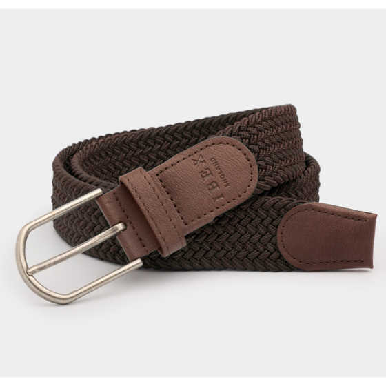 Ibex Of England Mens Repreve Eco Stretch Belt Brown
