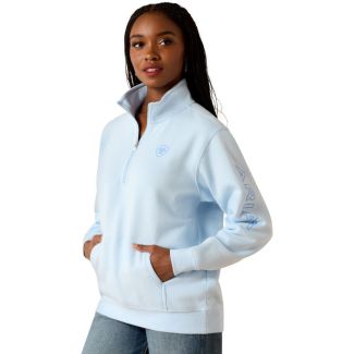 adidas T-Shirt Manches Longues Femme - TERREX Multi 1/2 Zip Fleece