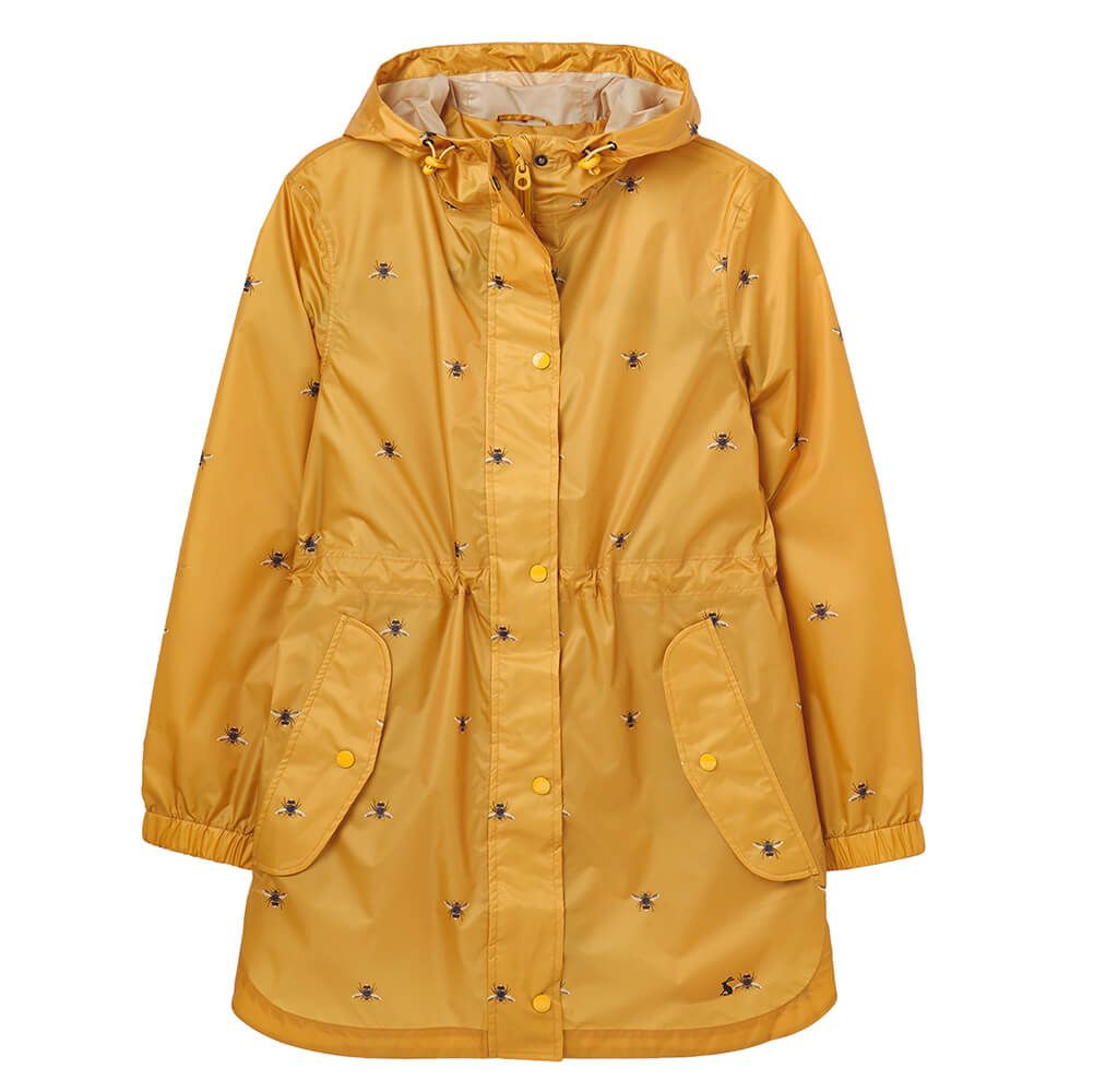 Joules Ladies Golightly Printed Waterproof Packaway Jacket Chelford