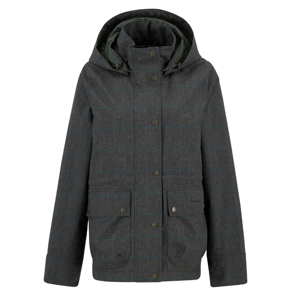 Barbour Dixon Waterproof Jacket Gardenia Tweed