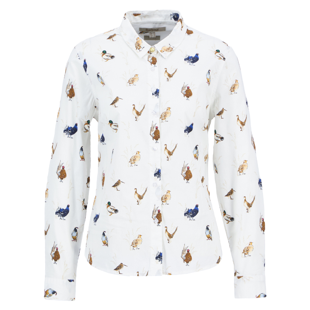 Barbour Brambles Shirt Bird Print