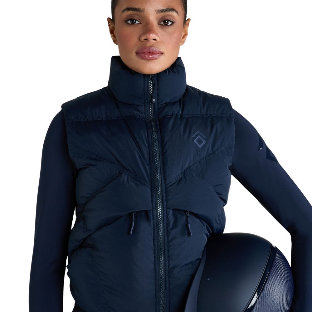 Aztec Diamond Core Mid-Layer Gilet Navy