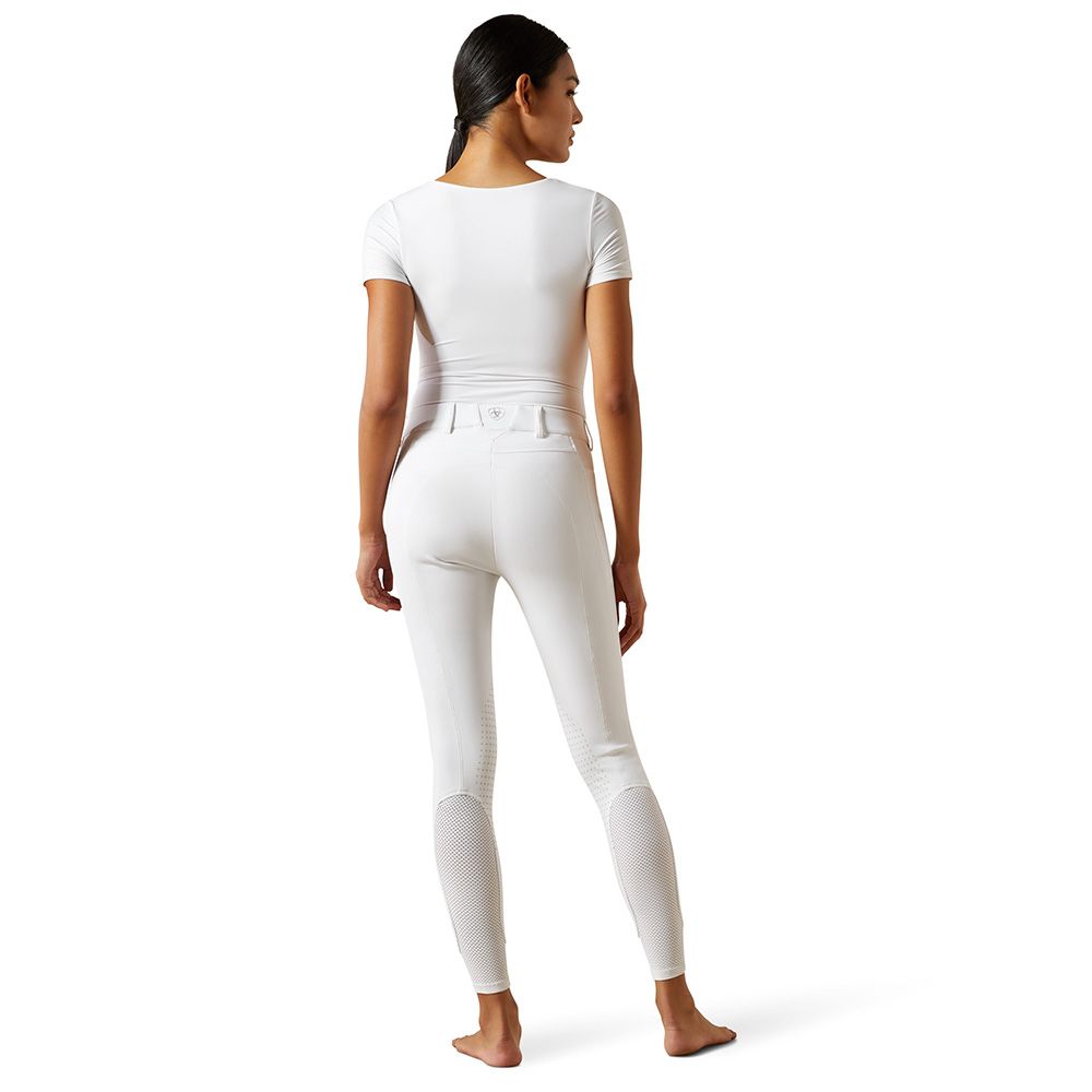 Culotte D'équitation Homme Ariat Tri Facteur Avec Patch Au Genou, Prune, Taille 36, Neuve