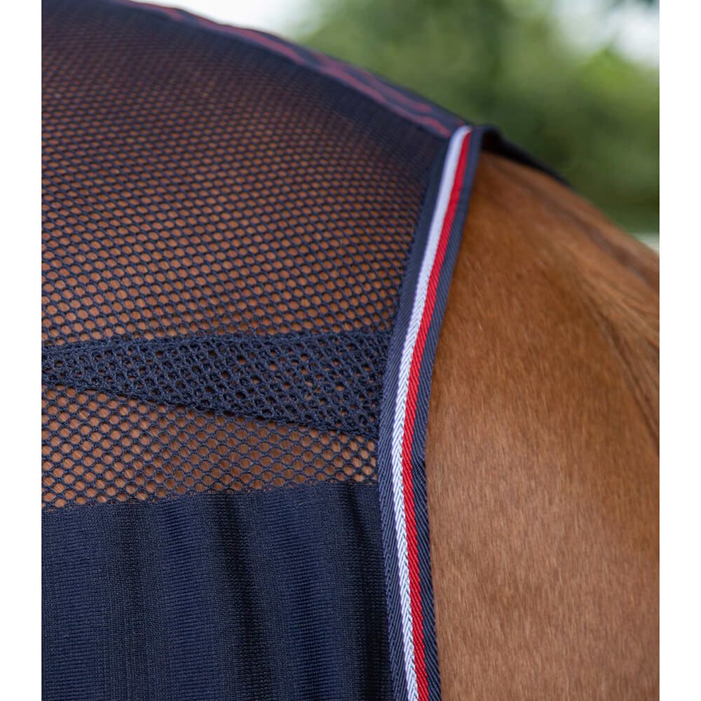 Couverture Rafraîchissante Premier Equine Arisca Scrim Bordeaux Pour Cheval