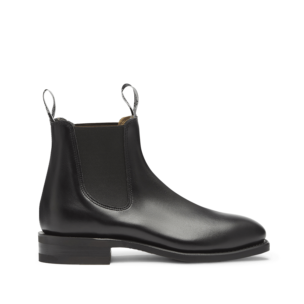 RM Williams Mens Comfort Craftsman Chelsea Boots Black