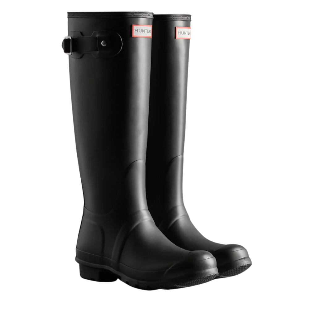 Hunter Womens Original Tall Wellington Boots Black