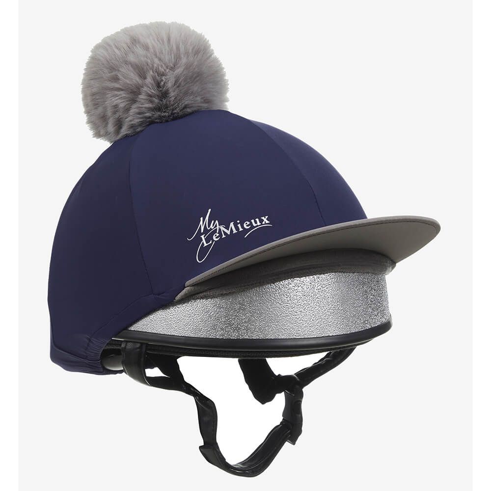 LeMieux Cappello Seta Pom Hat - Ginger Con Pompon Staccabile