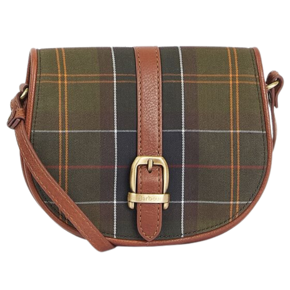 Barbour Womens Katrine Saddle Bag Classic Tartan
