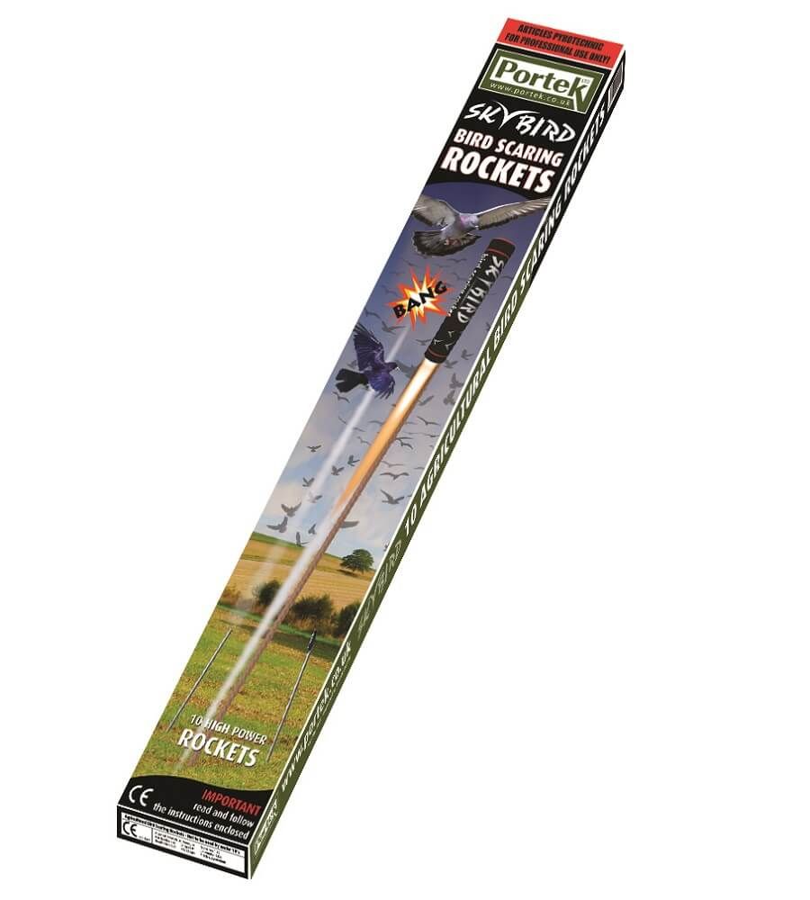 Portek Skybird Bird Scaring Rockets 10 Pack - Cheshire, UK